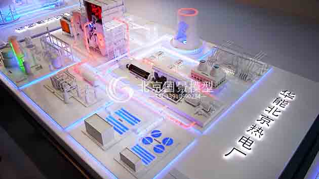 华能北京热电厂模型